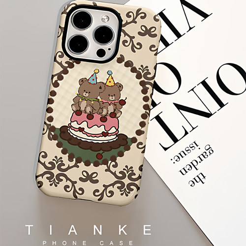 ins风秋冬手机壳适用苹果iPhone17proma小米16air15菲林软二合一APPLE小米4华为mate70OPPOmagic8reno13vivo