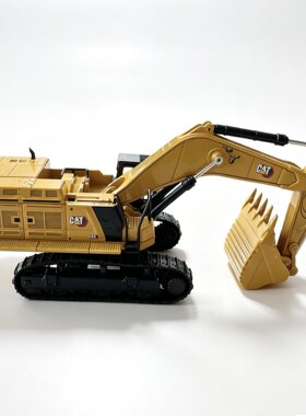 新款1:87 CAT 395 卡特挖掘机模型 锌合金 工程车模型 黄色 85687