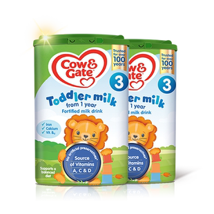英国版牛栏Cow&Gate婴幼儿奶粉3段12-24个月800g双罐装