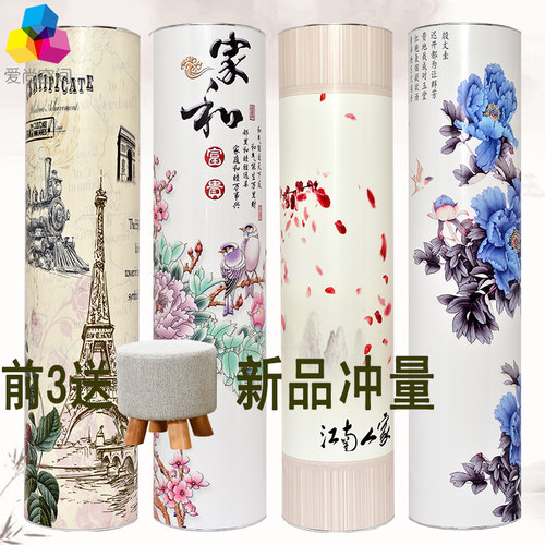 360度旋转鞋柜 收纳柜多功能简约现代门厅柜鞋柜储物中式圆形圆柱 - 封面