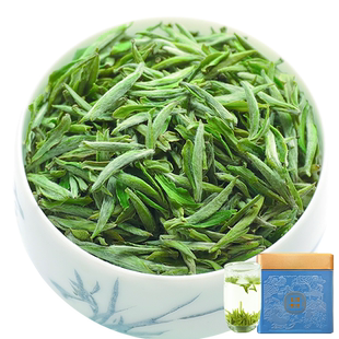 明前开园嫩芽特级黄山毛峰新茶安徽毛尖绿茶茶叶罐装礼盒装200g
