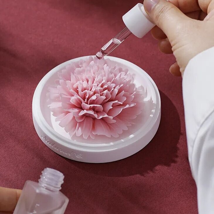 德化瓷烧制技艺 非遗传承人 陈春华作品 手工陶瓷捏花无火香薰