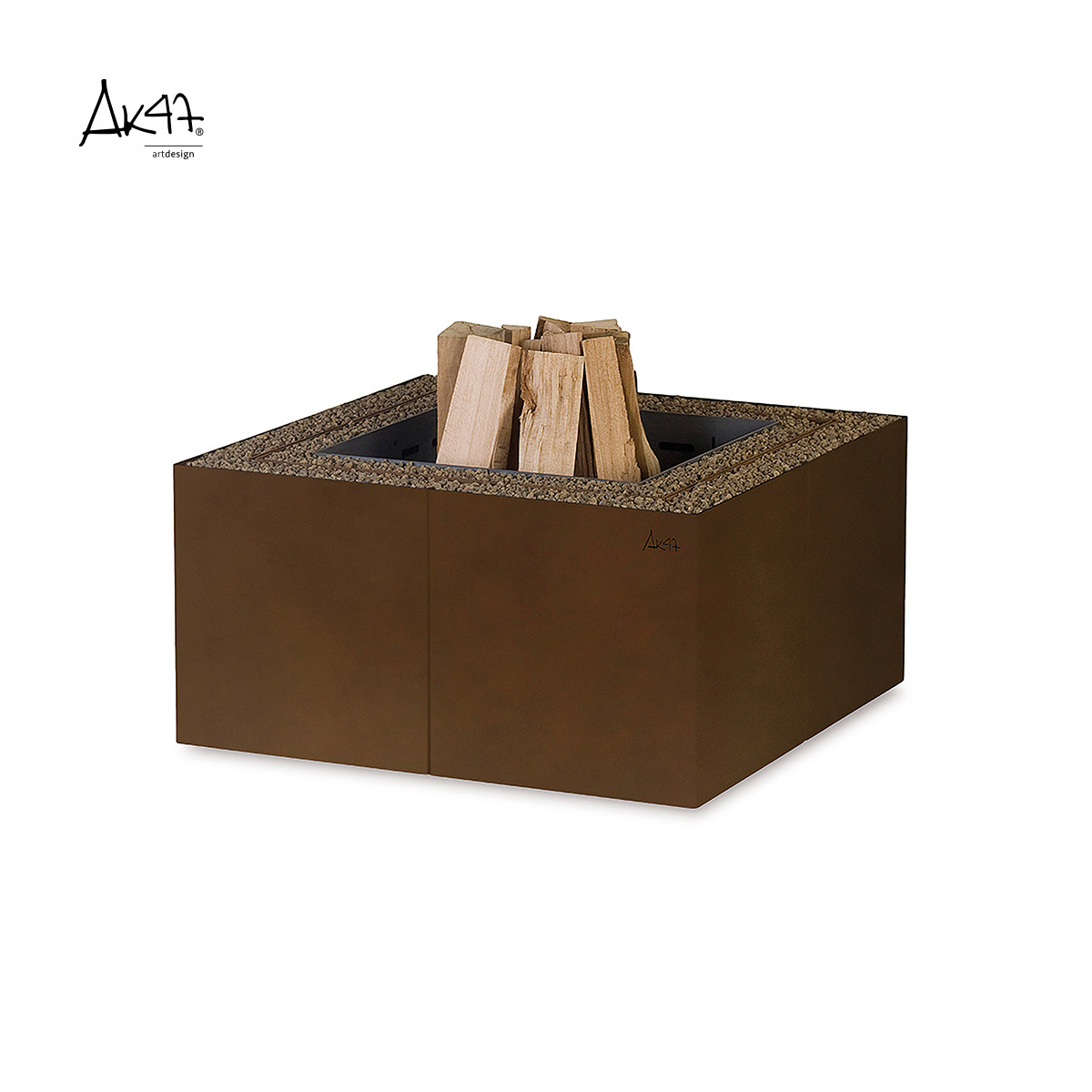 意大利进口AK47 Dado户外酒店豪宅庭院设计师款取暖观赏燃木壁炉