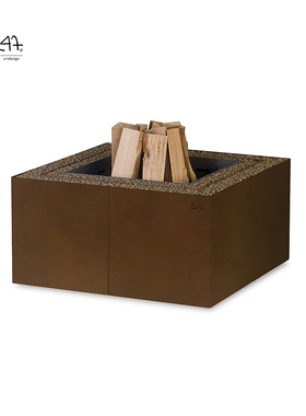 意大利进口AK47 Dado户外酒店豪宅庭院设计师款取暖观赏燃木壁炉