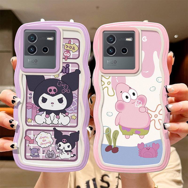 iqooneo6手机壳vivoiqooneo6se波浪边iqoonoe动漫可爱vivoneo卡通iqooneon库洛米iqoo爱酷neo6硅胶女vivoiqoo