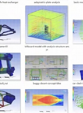 有限元代做 Fluent ANSYS Abaqus CFD ADAMS COMSOL EDEM仿真分析