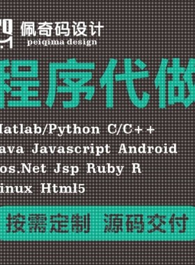 计算机python编程Java代码编写c++代做matlab程序php设计代写安卓