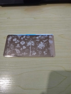 美甲印花钢板转印渐变刮花工具磨砂开窗贴花指甲油压花涂色定制