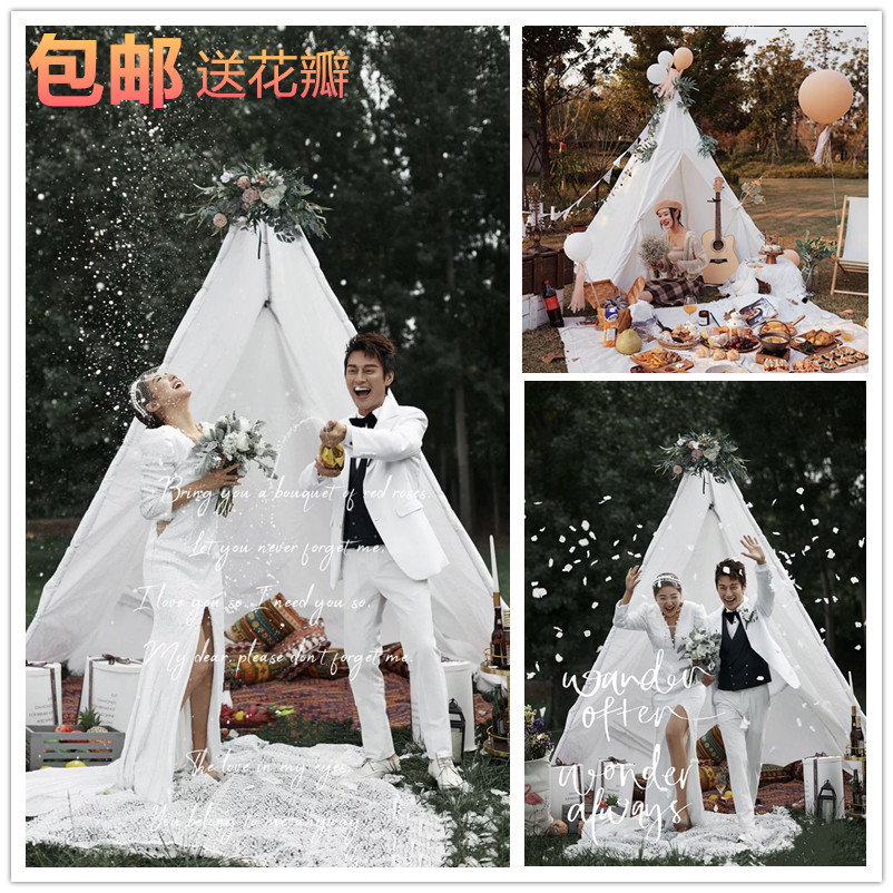 影楼婚纱摄影写真拍照帐篷外景旅拍星空夜景民族风道具土耳其套装