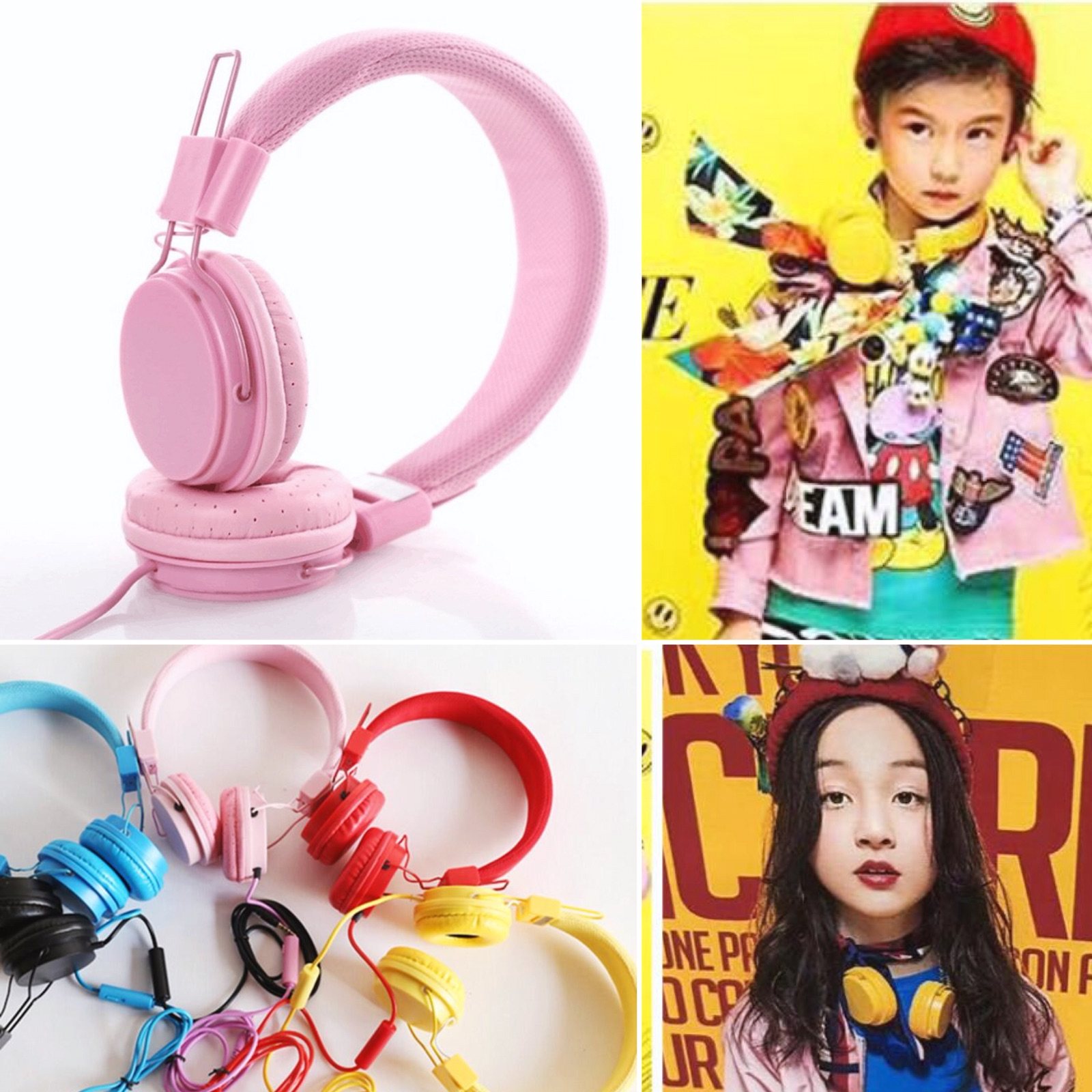 新款儿童摄影道具糖果色耳机耳麦影楼拍照道具创意小道具潮童拍摄,3C数码配件,背景布类,淘宝优惠券,粉丝福利购,淘宝优惠卷