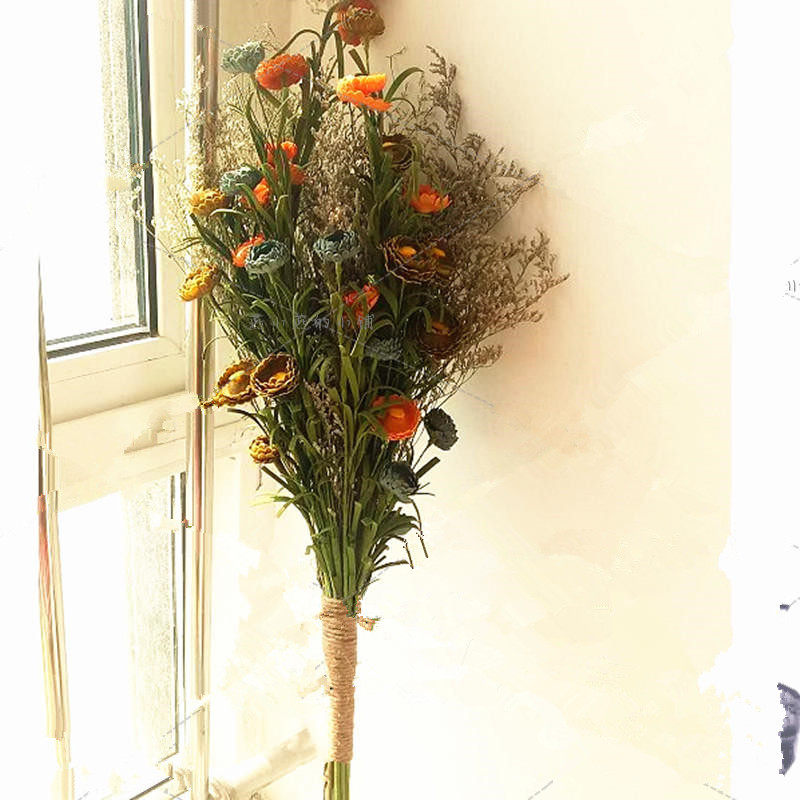 影楼拍照新款摄影道具大束情人草手捧花 复古外景旅拍创意手捧花