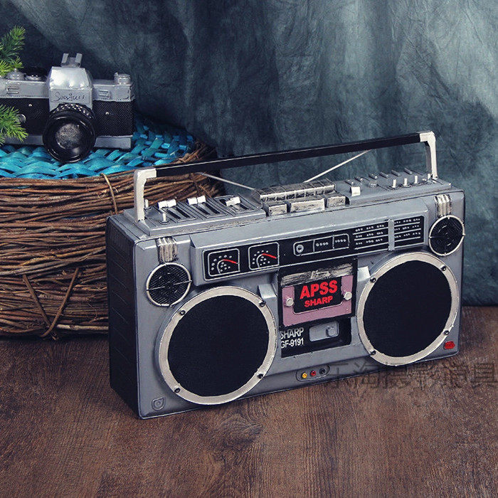 收音机录音机经典摄影道具摆件复古主题模型铁家居儿童房摆设布景,3C数码配件,辅助道具类,淘宝优惠券,粉丝福利购,淘宝优惠卷