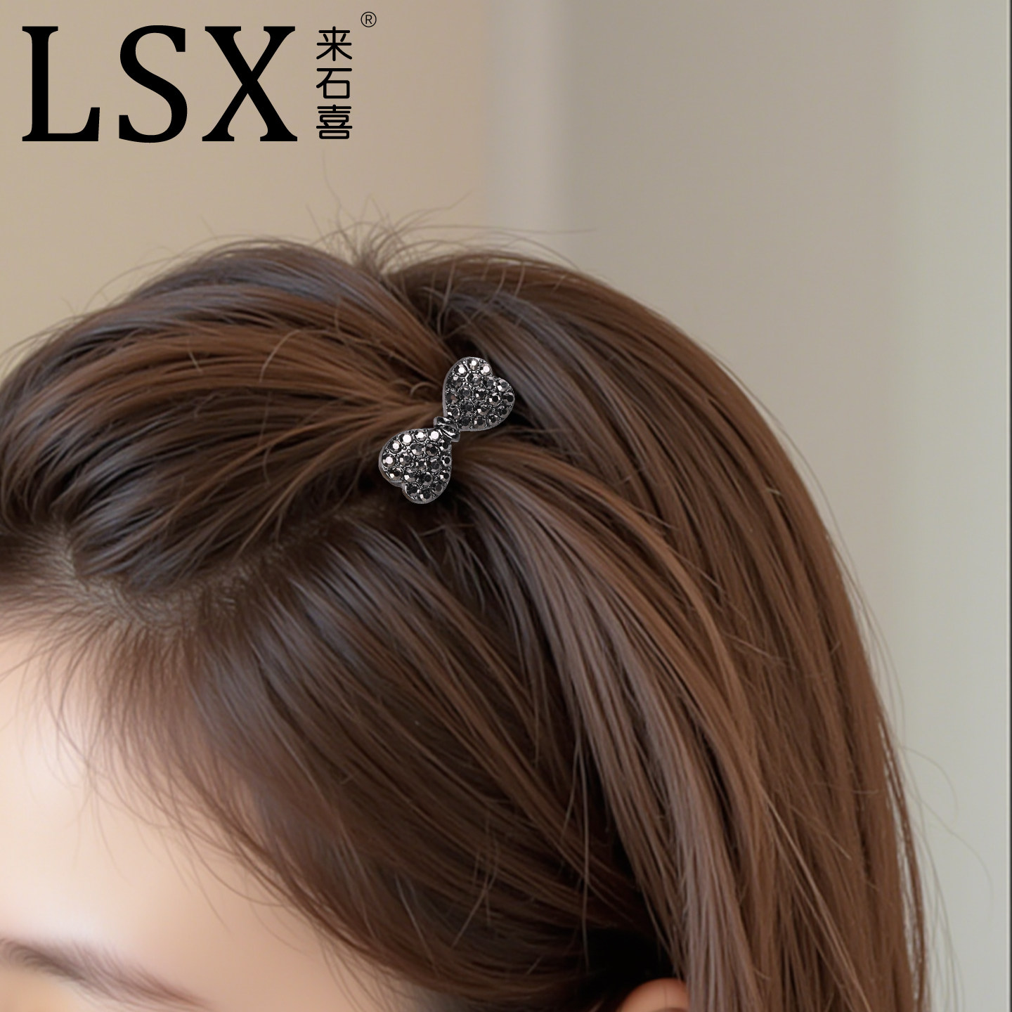 韩系高级感水钻蝴蝶结发夹女气质碎发刘海夹子百搭侧边夹发卡头饰,饰品/流行首饰/时尚饰品新,发饰,淘宝优惠券,粉丝福利购,淘宝优惠卷