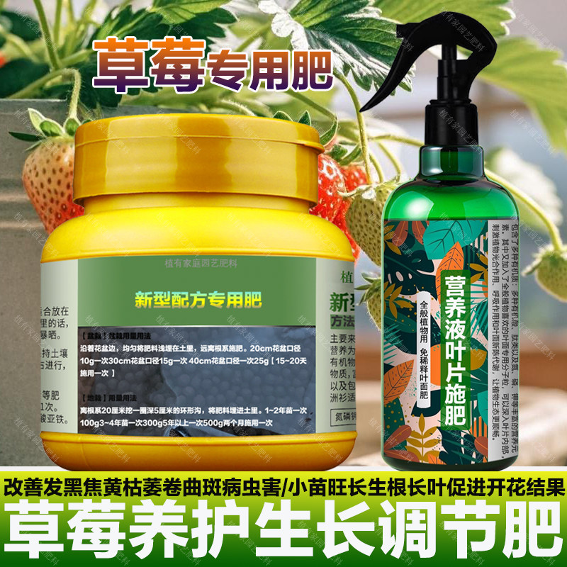 草莓专用肥料盆栽种植奶油草莓苗土壤营养液叶面肥有机肥叶面肥料,鲜花速递/花卉仿真/绿植园艺,家庭园艺肥料,淘宝优惠券,粉丝福利购,淘宝优惠卷