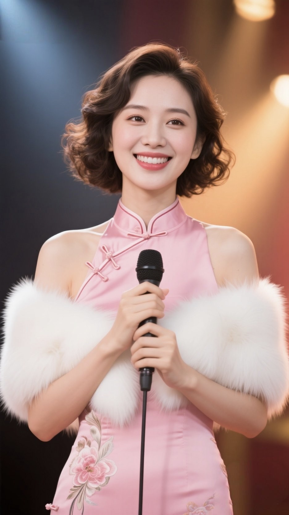 礼服披肩女冬季2025新款婚纱披肩仿狐狸毛毛新娘伴娘旗袍外搭加绒