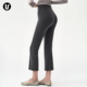 普拉提训练服跑步运动八分裤 微喇瑜伽裤 女秋冬高腰提臀健身喇叭裤