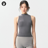 背心 跑步普拉提训练服网球健身套装 运动上衣女新款 速干瑜伽服罩衫