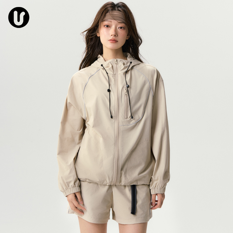 Umeko健身服女防紫外线速干外套