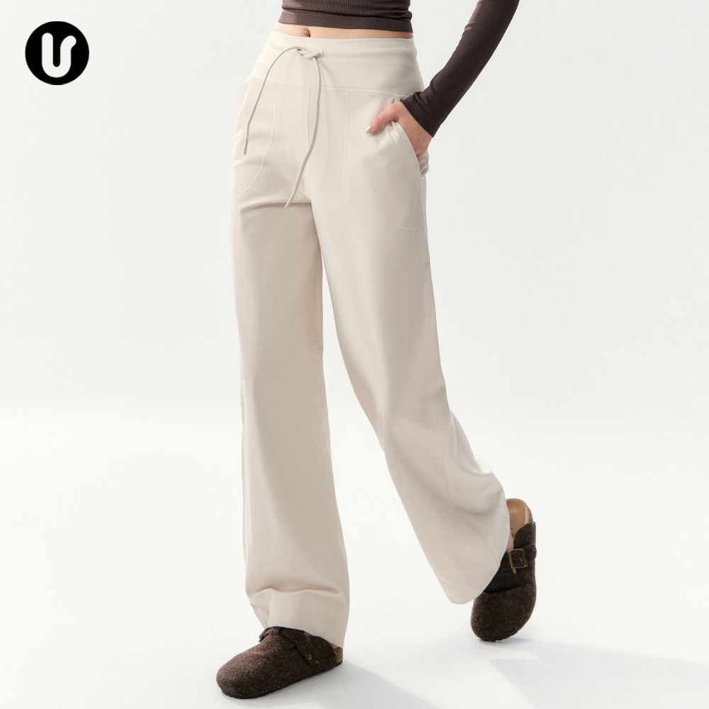 加绒宽松瑜伽裤女秋冬普拉提训练直筒运动长裤跑步休闲阔腿健身裤,运动/瑜伽/健身/球迷用品,瑜伽长裤,淘宝优惠券,粉丝福利购,淘宝优惠卷