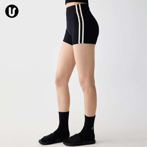 Umeko高腰提臀运动三分裤女速干