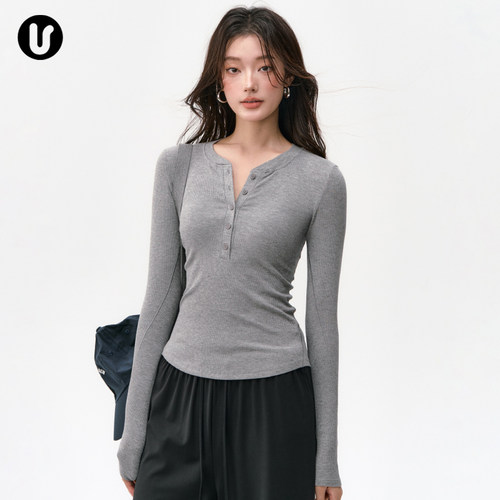 Umeko运动长袖高弹显瘦瑜伽上衣