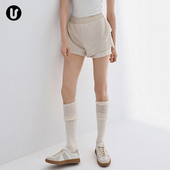 女款 羽毛球跑步假两件夏季 瑜伽裤 速干运动短裤 健身服套装 T恤上衣