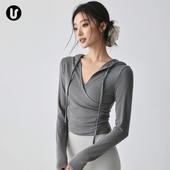 套装 Umeko瑜伽服女新款 紧身跑步户外运动网球普拉提上衣健身长袖