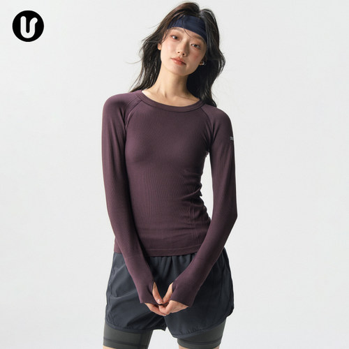 Umeko运动上衣女插肩长袖健身衣