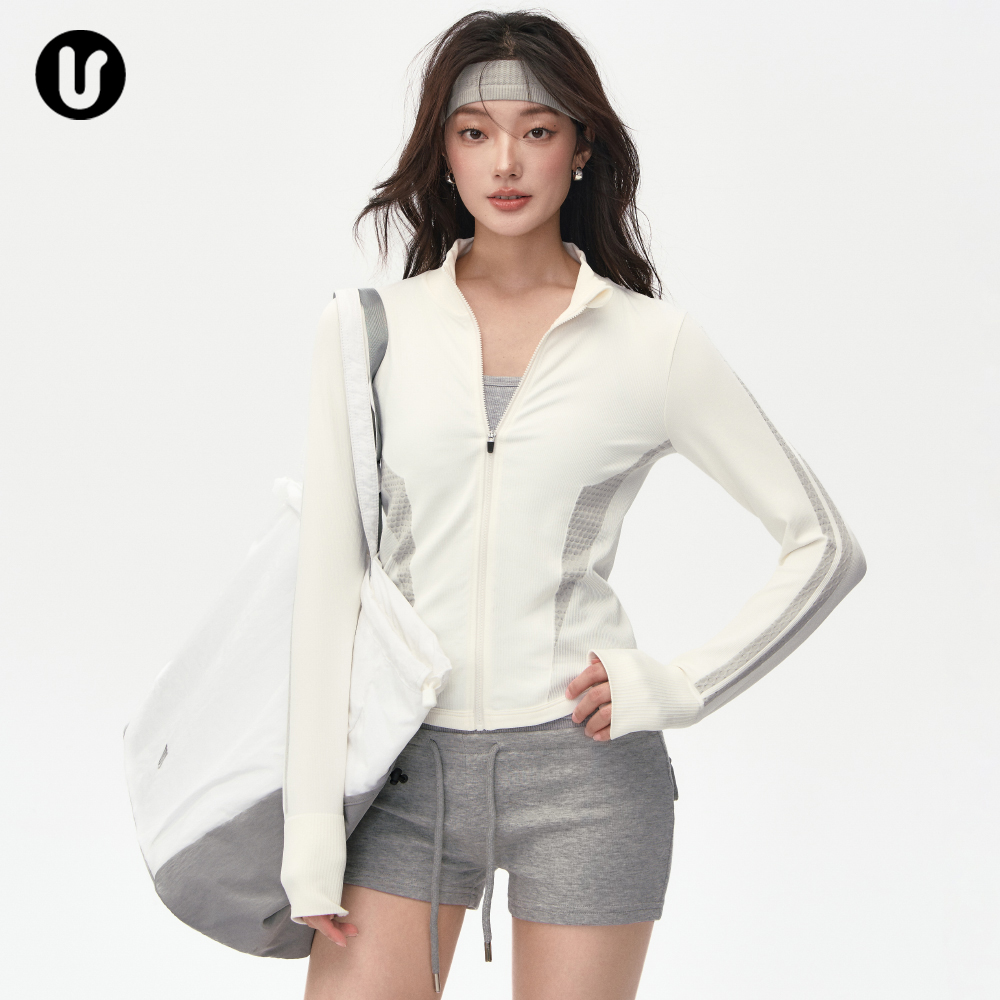 Umeko瑜伽外套高弹透气健身夹克