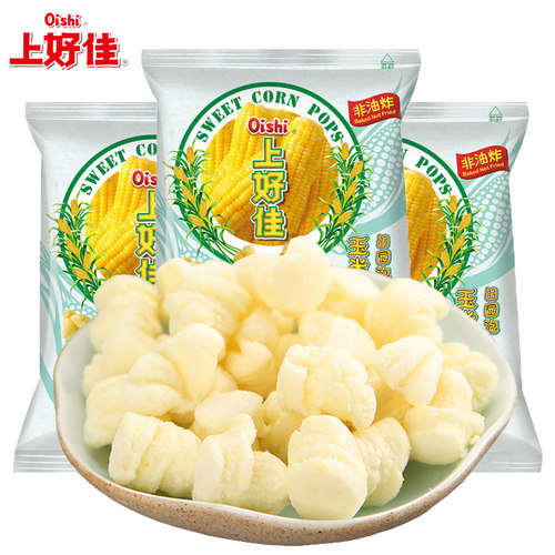 上好佳田园泡40g玉米口味怀旧童年解馋追剧办公膨化休闲小吃零食