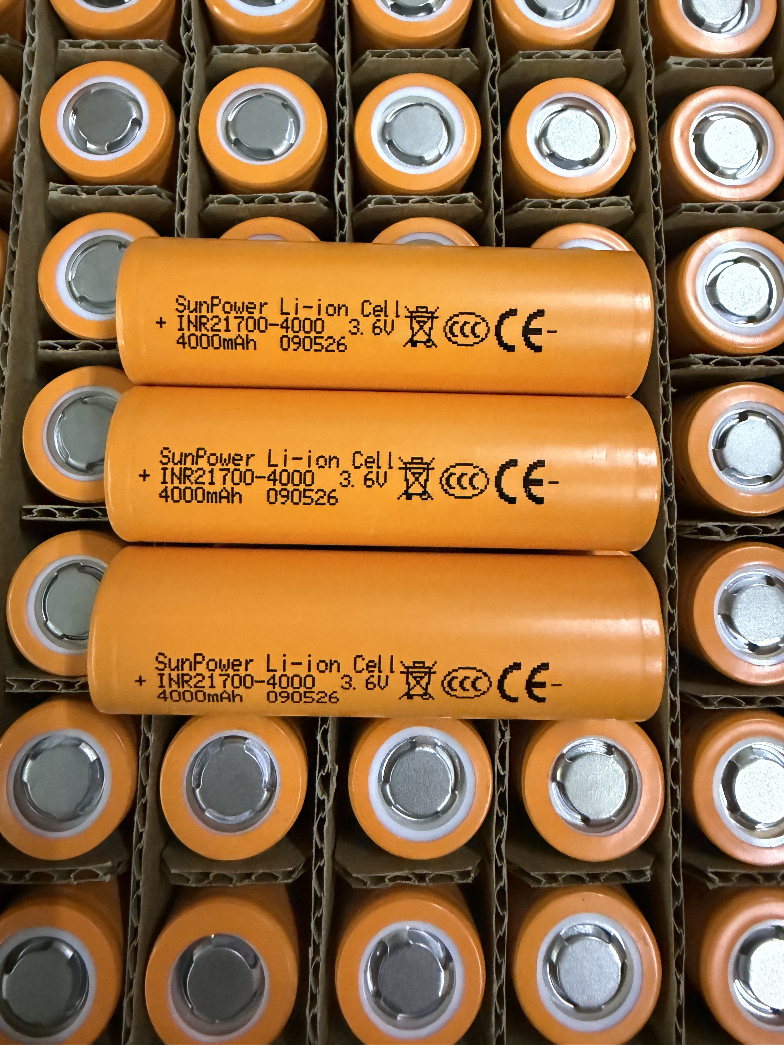 全新三杰21700动力锂电池4000毫安10C放电电动工具手电钻割草机