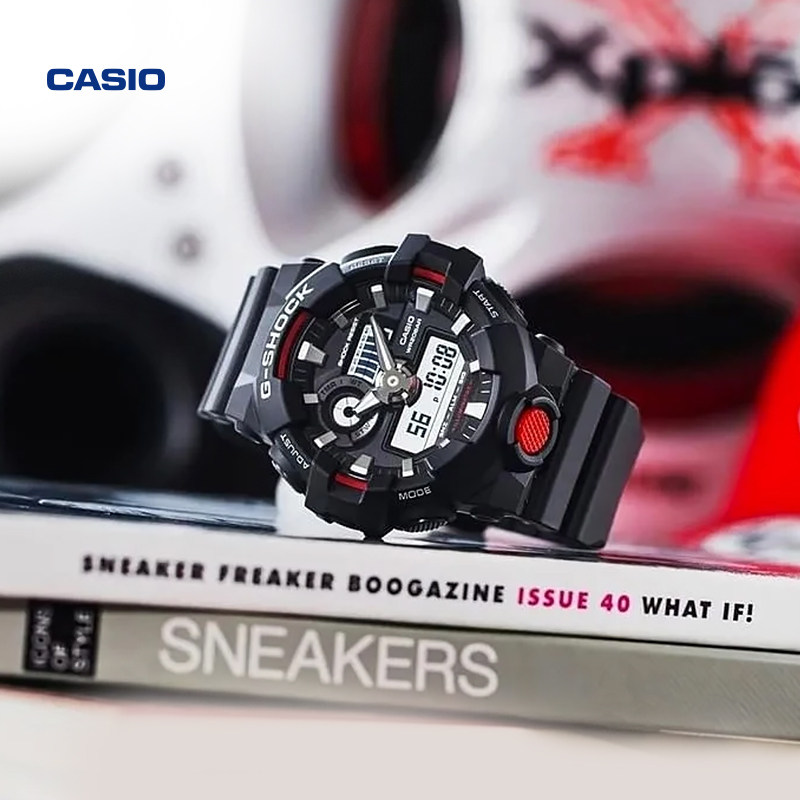 casio卡西欧海外旗舰店GA-700防水手表男官网官方运动gshock