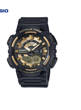 卡西欧官方旗舰店AEQ-110W户外多功能跑步运动学生骑行手表登山