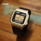 休闲电子手表男官网官方正品 卡西欧旗舰店W 217HM学生复古时尚