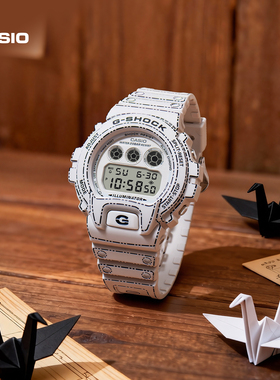 卡西欧官方旗舰店折纸主题小方块6900手表防水运动男G-SHOCK