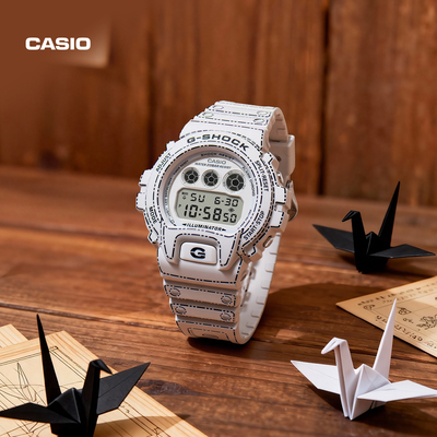 卡西欧官方旗舰店折纸主题小方块6900手表防水运动男G-SHOCK