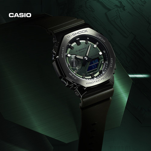 casio卡西欧旗舰店GM-2100户外运动电子手表男款gshock官方正品