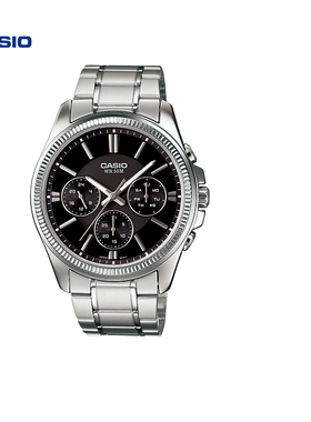 【礼物】casio卡西欧旗舰店MTP-1375D商务电子手表男款官方正品