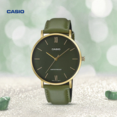 情侣表官方正品 情人节礼物卡西欧旗舰店LTP VT02BL石英男女款