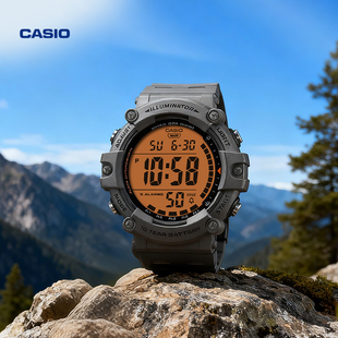 casio卡西欧海外旗舰店AE 1500WHC防水运动男手表官网官方正品