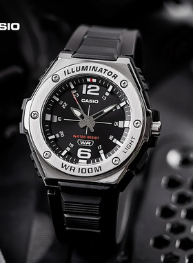 casio卡西欧旗舰店MWA-100H男女士学生考试专用电子手表官方正品