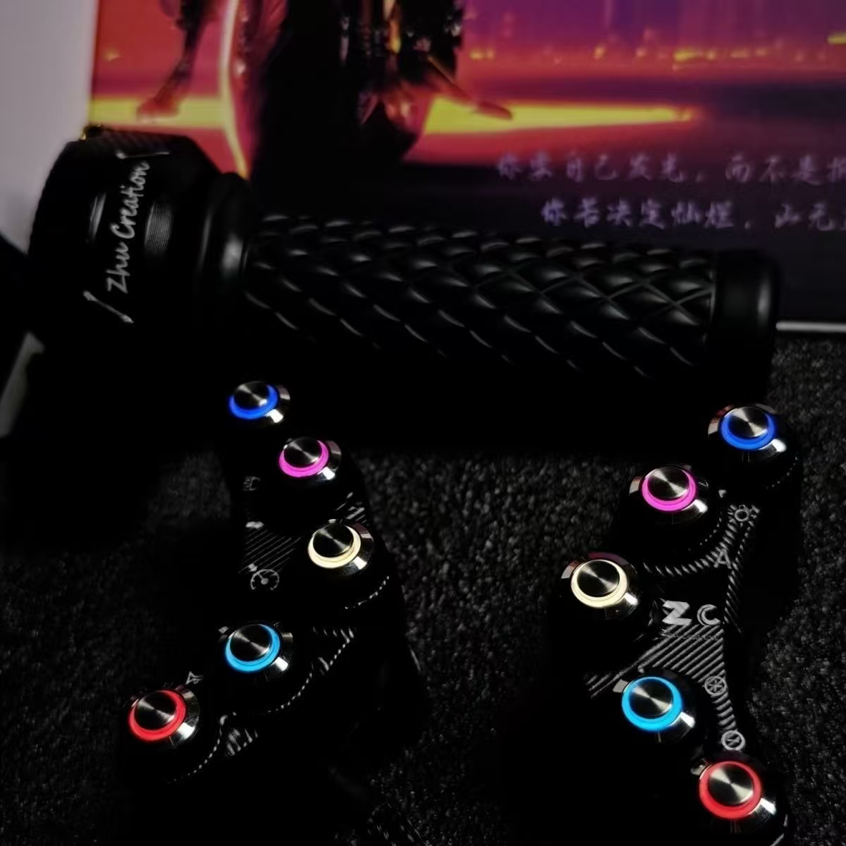 逐创糖豆开关新款升级高端小牛n1s无损直上十色对插定制颜色