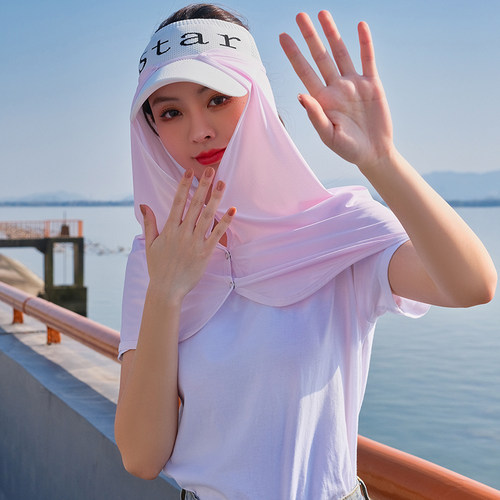 夏季防晒全脸护颈披肩面罩