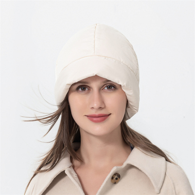 羽绒帽男女通用秋冬季