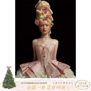 法式 LaceMade Campaign定制款 绝版 重工宫廷风胸衣展示 绝代佳人