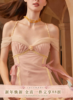 LaceMade 埃及女神 重磅新品尼罗河异域风情小众纱网夏季连衣裙女