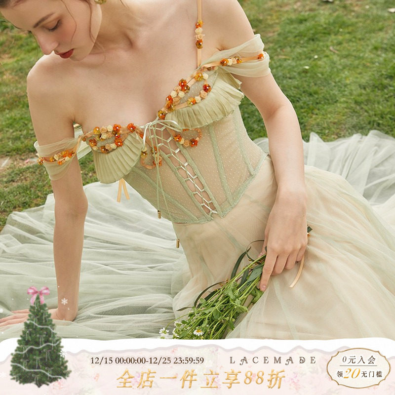 法式仙女套装裙夏季森系感公主裙