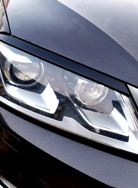 适用大众迈腾（海外帕萨特） Passat B7 前大灯灯眉外饰改装车贴