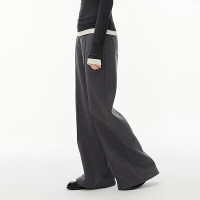 垂感inrm通勤西装裤直筒