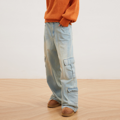 【INRM官方店】牛仔工装裤